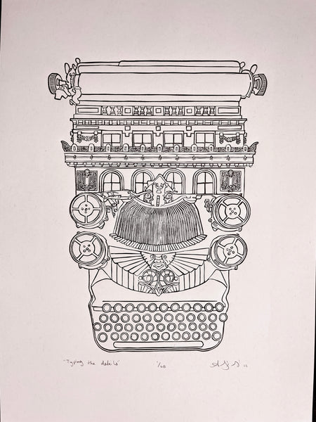 “Typing the details” Print