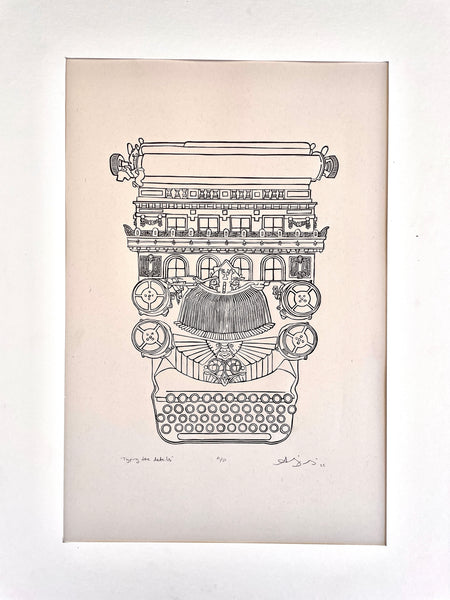 “Typing the details” Print