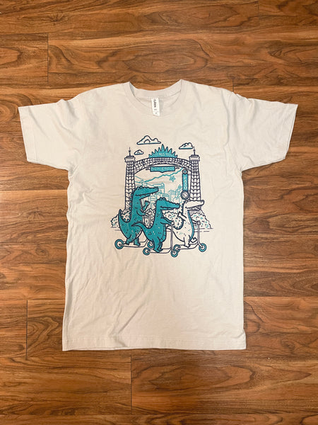 Three Happy Gators