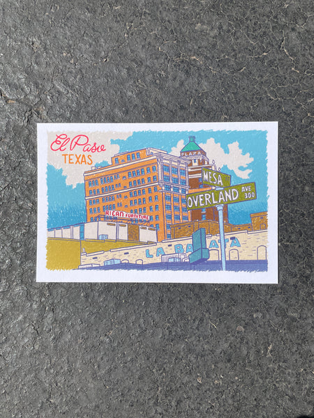 Texas Tower El Paso Postcard