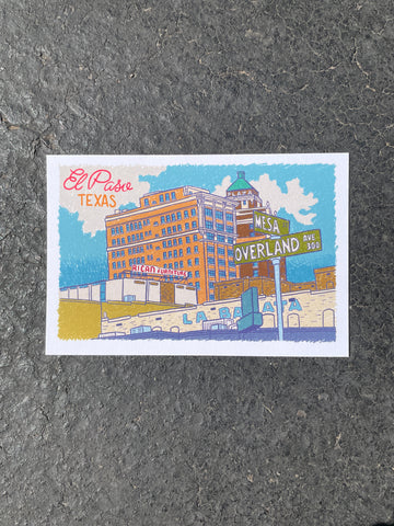 Texas Tower El Paso Postcard