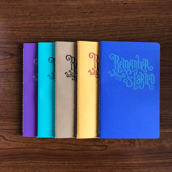 Remember Why You Started Hand Crafted Journal