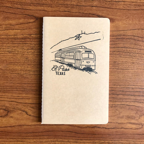 El Paso Streetcar Hand Crafted Journal