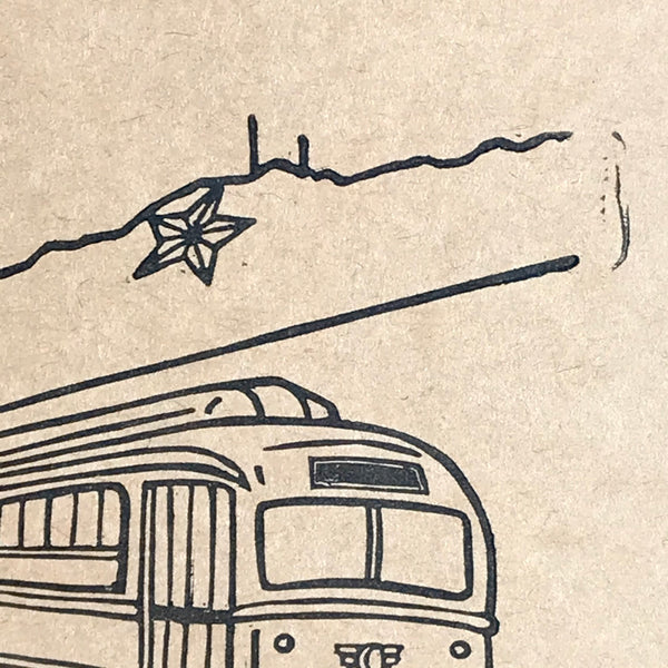 El Paso Streetcar Hand Crafted Journal