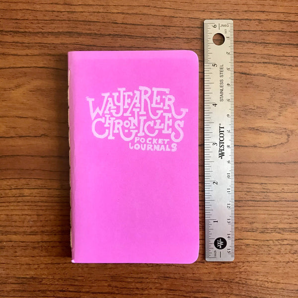 Playful Wayfarer Chronicles, Hand Crafted Pocket Journals