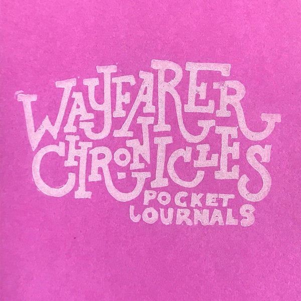 Playful Wayfarer Chronicles, Hand Crafted Pocket Journals