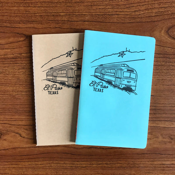 El Paso Streetcar Hand Crafted Journal