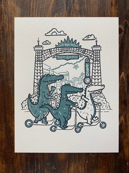 Three Happy Gators