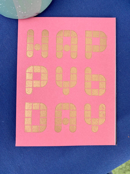Happy B-Day Lego Printed Cards