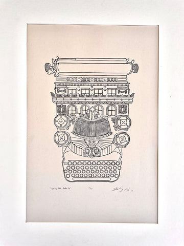 “Typing the details” Print