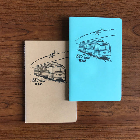 El Paso Streetcar Hand Crafted Journal